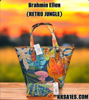 Brahmin Ellen Tote W/Ady Wallet (Retro Jungle)