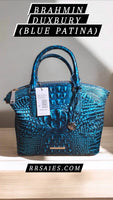 Brahmin Duxbury W/ Veronica Wallet (Blue Patina)