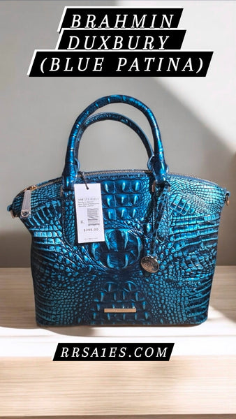 Brahmin Duxbury W/ Veronica Wallet (Blue Patina)