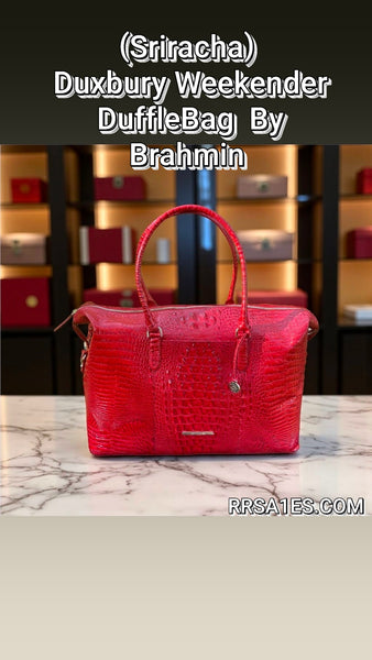(SRIRACHA) Brahmin Duxbury Weekender Duffle Bag