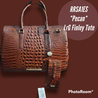 Brahmin LRG Finley (Pecan) W/ Ady Wallet