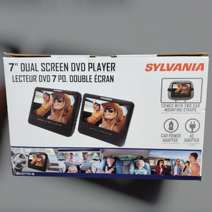 Sylvania 7" Dual Screen DVD Player