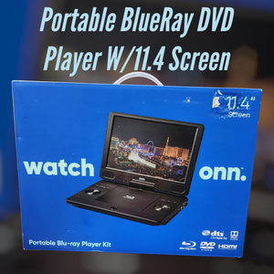 Onn  Portable Blue Ray DVD Player W/11.4 Screen