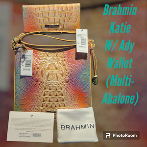 Brahmin Katie W/ Ady Wallet ( Multi-abalone)