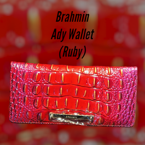 Brahmin Ady Wallet (Ruby)