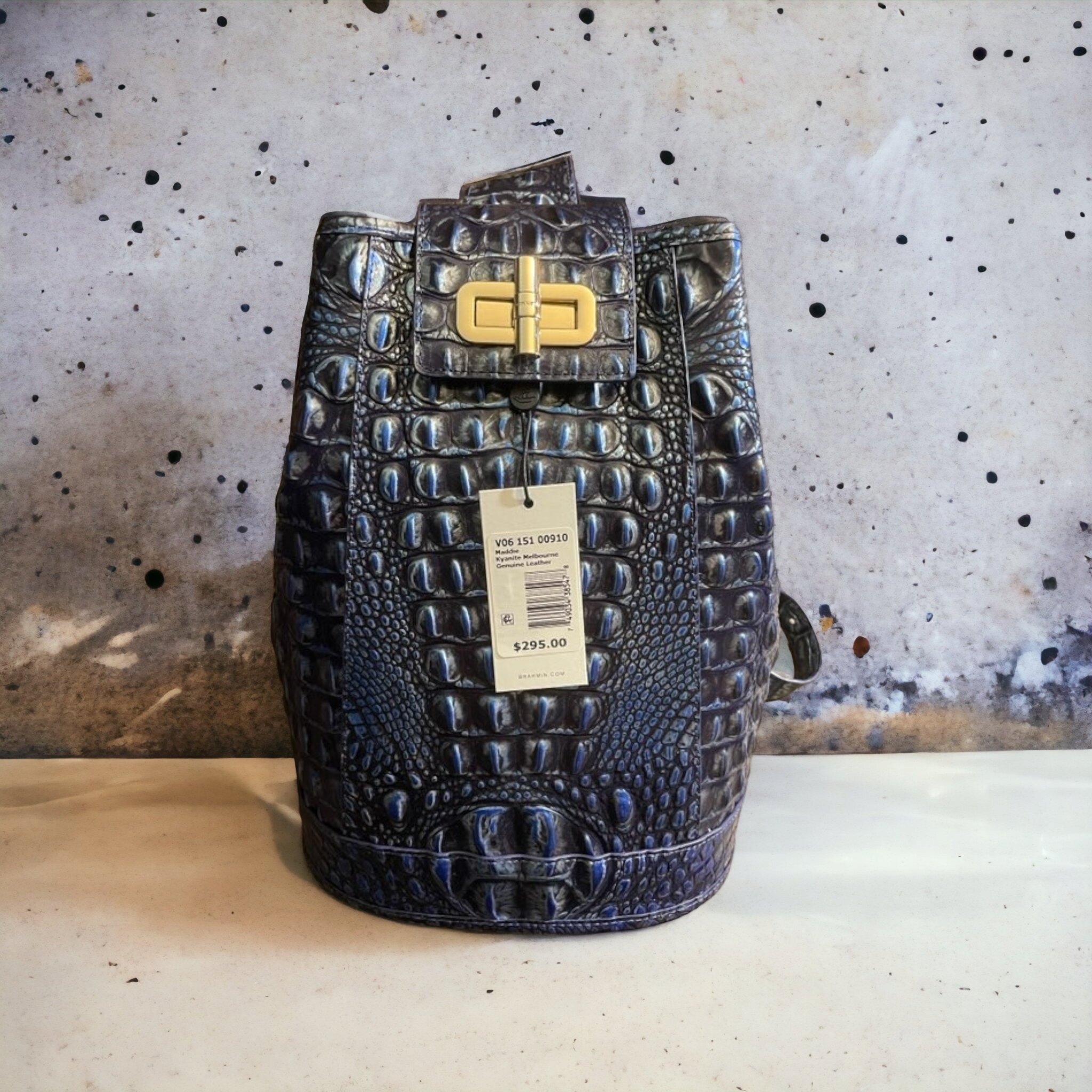 Brahmin Maddie Sling Backpack (Kyanite)