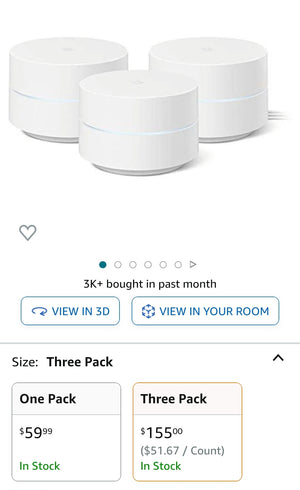 Google Mesh Wifi AC1200