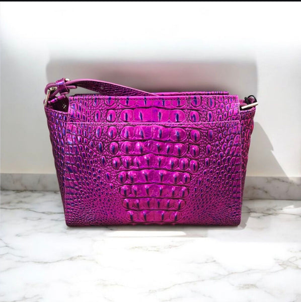 Brahmin Hillary Crossbody (Voltage Violet)