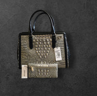 Brahmin LrG Finley W/ Ady Wallet (Chrome Azure)