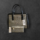 Brahmin LrG Finley W/ Ady Wallet (Chrome Azure)