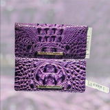 Brahmin Finley (Heroic Purple) (2 Ady Wallet Available Additional $100.00ea)
