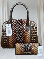 Brahmin Rosetta (Toffee Caldwell) W/ Ady Wallet