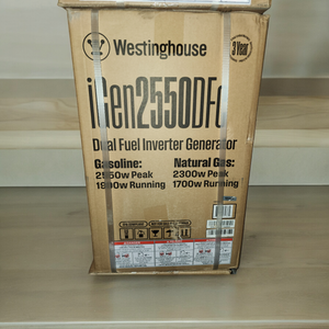 Westinghouse iGen2550DFC Dual Fuel