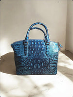 Brahmin Duxbury W/ Veronica Wallet (Blue Patina)