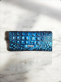 Brahmin Duxbury W/ Veronica Wallet (Blue Patina)