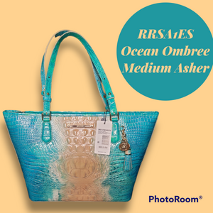 Brahmin Misha Tote (Ocean)