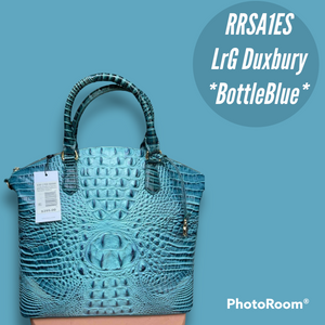 Brahmin LrG Duxbury W/Ady Wallet *BottleBlue*