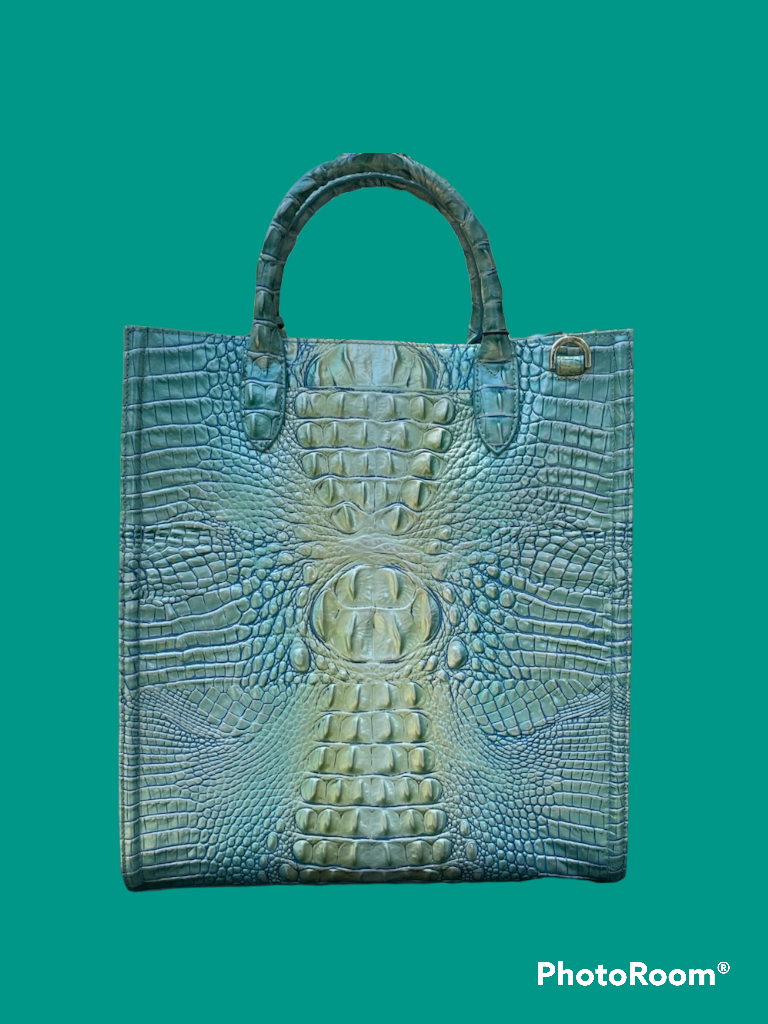 Brahmin Monique Tote (Seafoam)