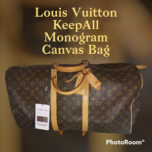 Louis Vuitton KeepAll Monogram Canvas Bag 55