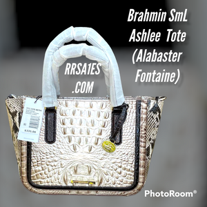 Brahmin SmL Ashlee Tote (Alabaster Fontaine)