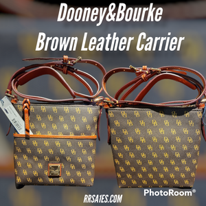 Dooney&Bourke Brown Leather Carrier