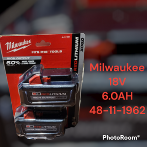 Milwaukee 18V 6.0AH